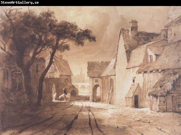 Samuel Palmer Study of Old Builings